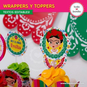 Frida: wrappers y toppers