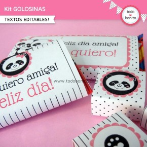 Pandita: kit etiquetas de golosinas