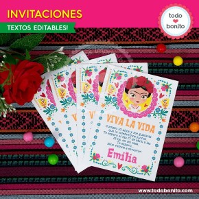 Frida: tarjeta invitación