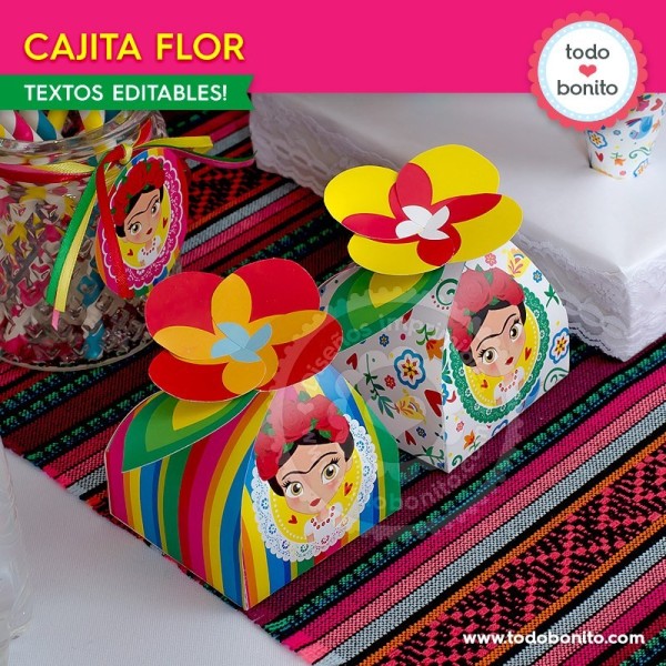 Frida: cajita flor