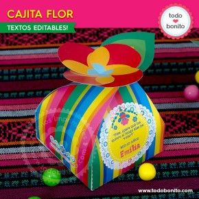 Frida: cajita flor