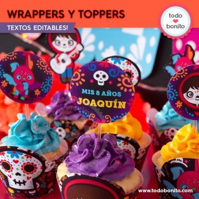 Coco: wrappers y toppers