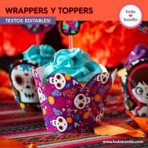 Coco: wrappers y toppers