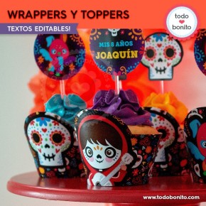 Coco: wrappers y toppers