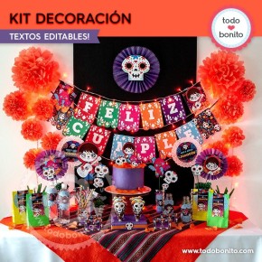 Coco: kit imprimible decoración