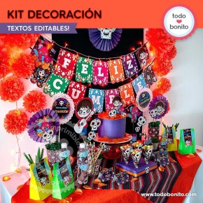 Coco: kit imprimible decoración