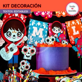 Coco: kit imprimible decoración