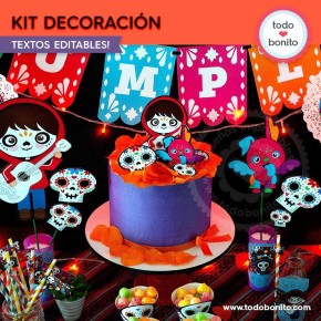 Coco: kit imprimible decoración