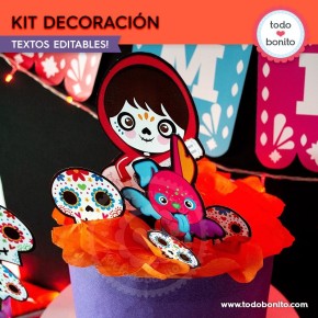 Coco: kit imprimible decoración