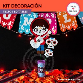 Coco: kit imprimible decoración