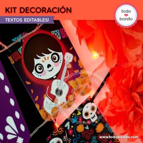 Coco: kit imprimible decoración