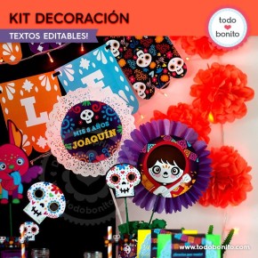 Coco: kit imprimible decoración