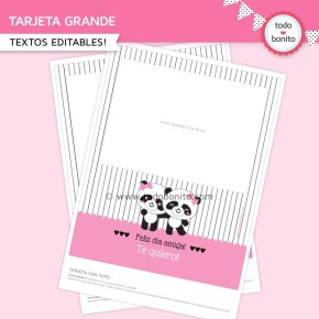 Pandita: tarjeta grande