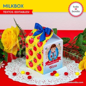 Blanca Nieves: cajita milkbox