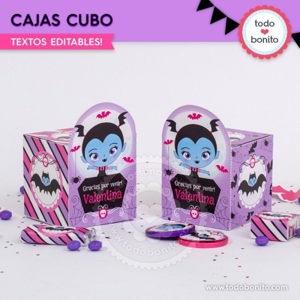 Vampirina: cajitas cubo