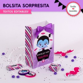 Vampirina: bolsa sorpresita para imprimir