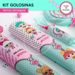 LOL: kit etiquetas de golosinas