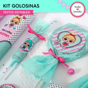 LOL: kit etiquetas de golosinas