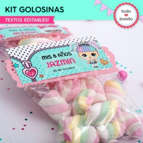 LOL: kit etiquetas de golosinas