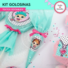 LOL: kit etiquetas de golosinas