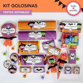 Halloween 01: kit etiquetas...