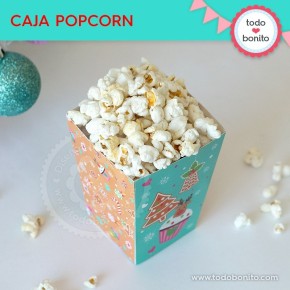 Dulce Navidad: cajita popcorn