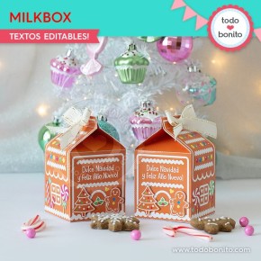 Dulce Navidad: milkbox