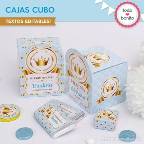 Coronita celeste: cajita cubo