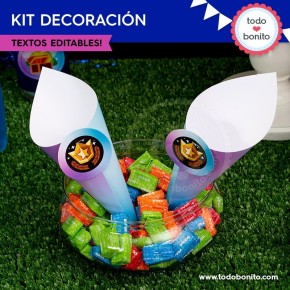 Fortnite: kit imprimible decoración de fiesta