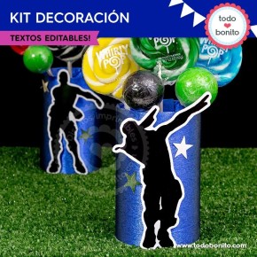 Fortnite: kit imprimible decoración de fiesta