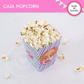 Cachorros Skye: caja popcorn para imprimir