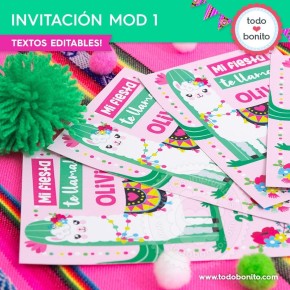 Llamas: invitación MOD 1