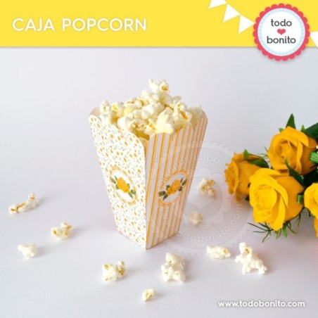 Shabby Chic Amarillo: cajita popcorn