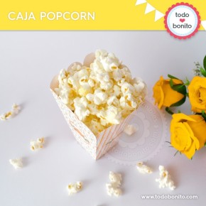 Shabby Chic Amarillo: cajita popcorn