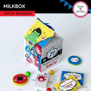 Avengers: cajita milkbox