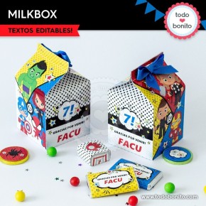 Avengers: cajita milkbox