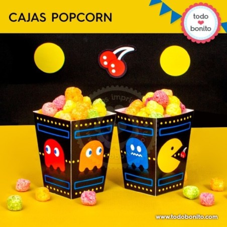 Pacman: cajita popcorn