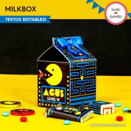Pacman: cajita milkbox