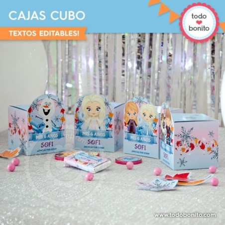 Frozen 2: cajas cubo