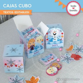 Frozen 2: cajas cubo