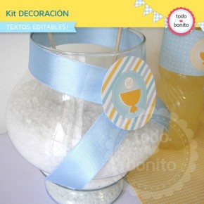 Mi primera comunión varones: Kit decoración