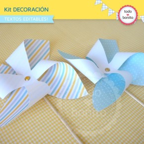 Mi primera comunión varones: Kit decoración