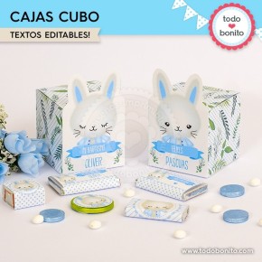 Bolsitas para caramelos conejo -12 uds