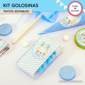 Conejito: kit etiquetas de golosinas