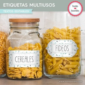 Nórdico: etiquetas multiusos