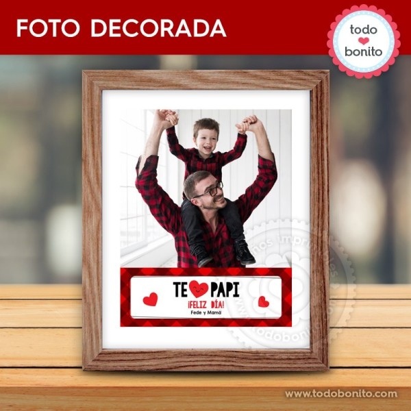 Te quiero: foto decorada