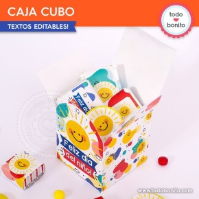 Infantil: cajitas cubo