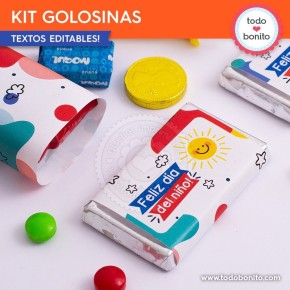 Infantil: kit etiquetas de golosinas