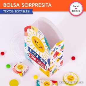 Infantil: bolsa sorpresita para imprimir