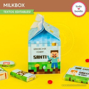 Minecraft: cajita milkbox